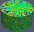 Torsion finite element simulation
